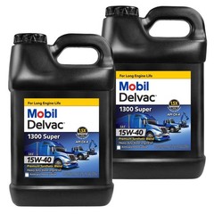 Mobil Delvac 1300 Super Syn Blend Diesel Oil 15W-40 Two 2.5 Gal 122493
