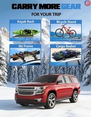 FengYu 220 lbs Heavy Duty Roof Rack Cross Bars Compatible with 2015-2020 Chevy