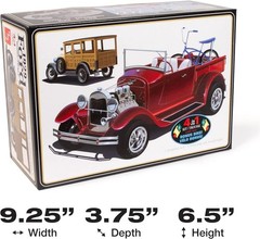 AMT 1929 Ford Woody/Pickup 4 in 1 1/25 Scale Sealed With Bicycle