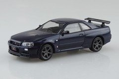 AOSHIMA 1/32 Scale Snap Kit No.12-MP Nissan R34 Skyline GT-R Midnight Purple