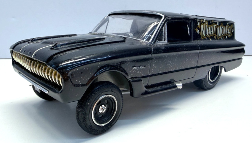 AMT 1:25 1961 Ford Falcon Panel Wagon Gasser John Klaver Pro-Built Model Kit