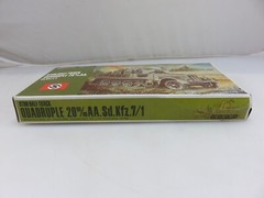 Hasegawa 8 Ton Half Track Quadruple 20m/mAA Sd.Kfz.7/1 1/72 Scale Model Kit 714