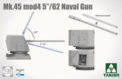 TAKOM 2182 1/35 Mk45 mod4 5”/62 127mm Naval Gun Model Kit