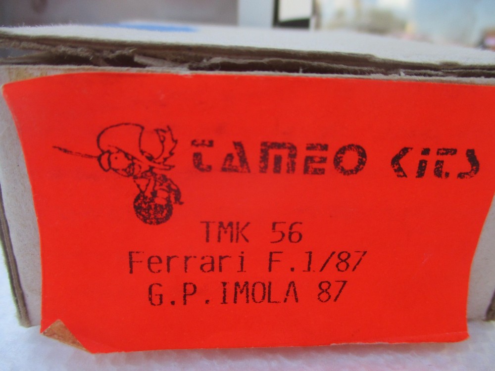 TAMEO TMK 56 1987 Ferrari F1/87 San Marino GP MORE LISTED