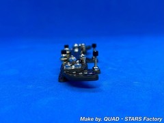 [Mini 4WD/Custom parts] For MS chassis 2-axis AT pivot bumper + roller stay /
