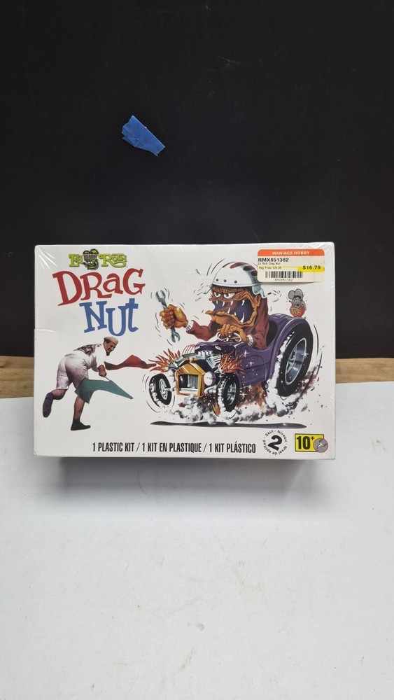 Vtg 1995 Revell Drag Nut Monster Rat Fink Big Daddy Roth Model Kit No.1308 NIB