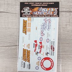 Slixx 7135 Mom & Pop Sheet #5 Waterslide NASCAR Decal 1/24 1/25 Scale NEW