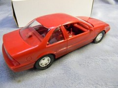 AMT 1/25 SCALE 1988 DEALER PROMO CAR CHEVY BERETTA GT COUPE BRIGHT RED -MIB