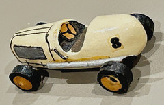 Vintage Custom Built Wood Midget Racer Model Indy 500 Marx Slush Race Stock Car