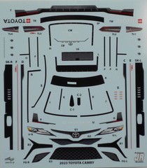 NASCAR DECAL #54 MONSTER ENERGY 2023 TOYOTA CAMRY TY GIBBS 1/24 POWERSLIDE