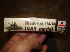 ESCI 8047 Model kit Russian Tank T34/76 1943 Factory sealed Vintage 1/72 Scale
