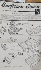 VINTAGE AMT 1962 BUICK ELECTRA SUNFLOWER FLOWER POWER 1:25 MODEL KIT #T136-150!
