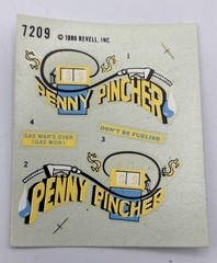 Vintage, 1980, Revell, 1/25 Scale, Penny Pincher, VW Bug Model Kit, Junkyard Lot