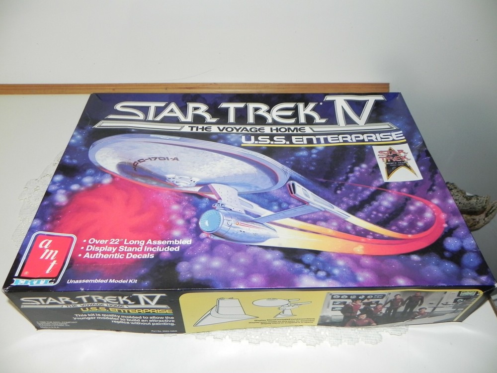 New Vintage Star Trek IV The Voyage Home USS Enterprise 1986 #6693-10DO ERTL