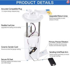 FAERSI Fuel Pump Assembly Replace# E3542M Compatible with 2000-2005 Buick
