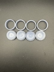 1/25 Scale Resin 26 Inch Model Car Wheel Set