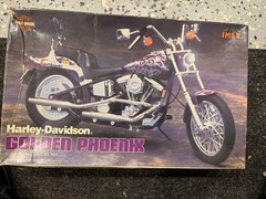 IMEX Harley Davidson Golden Phoenix Chopper 1/12 Motorcycle Model Kit 472
