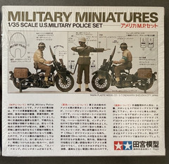 Tamiya 35084 U.S. Military Police Set 1:35 Scale Model Kit 1/35 Harley-Davidson