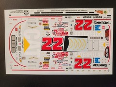 2000 Ward Burton #22 CAT Caterpillar Pontiac 1:24 Decal Waterslide Slixx Decals