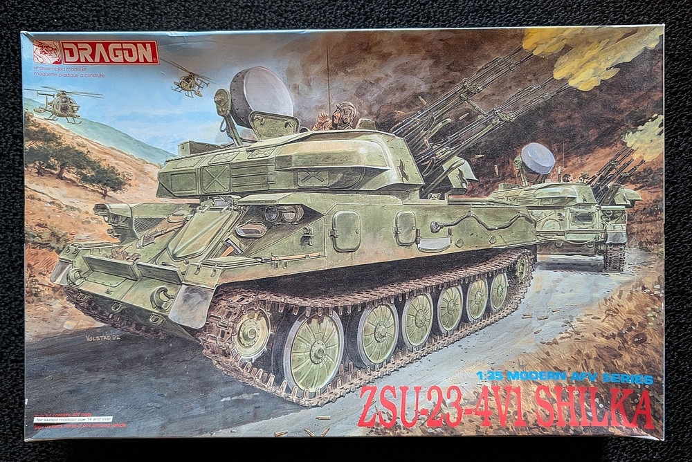 Dragon 1/35 ZSU-23-4V1 Shilka 3521 model kit