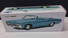 New 1968 Chevy Impala Convertible BLUE Custom Made Promo Model BOX ONLY..NO CAR