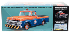 AMT 1960 Ford F-100 Pickup Truck W/ Trailer 3-In-1 1:25 Plastic Model Kit 1407