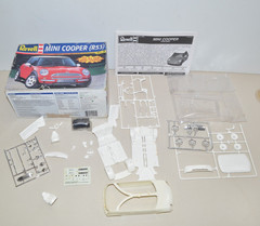 Vintage Revell MINI COOPER Junkyard Model Parts Lot 1/24 Scale Custom Fodder