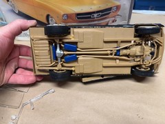 BIG 1/16 SCALE 1964 1/2 Mustang Coupe AMT Scale Model Kit Started Parts REbuild