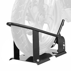 Heavy-Duty Motorcycle Wheel Chock Stand for 15″-21″ Bikes