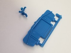 1970 Plymouth Superbird RADIATOR & HOSE from Monogram 1:24 Model Kit 70
