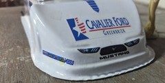 #75 Jay Perry Cavalier Ford Crate Dirt Late Model 1/24th Scale Waterslide Decal