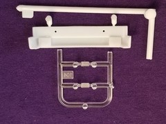 1991 Chevy S-10 Lowrider AERO FRONT PANEL & LIGHTS from Revell 1:25 Model Kit 91