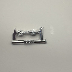 AMT 1142 Chevy Nova SS Pro Stocker Parts Kit Bash Chrome Engine Part #515