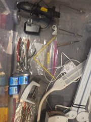 Lot Of Various Model Making Equipment Including Light W/ Magnifying Glass, Etc.