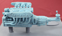 Lamborghini Countach Engine Motor Model Kit 1/8