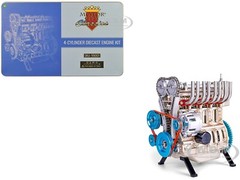 SKILL 4 MODEL KIT 4-CYLINDER DIECAST ENGINE BY MOTOR CITY CLASSICS 99001