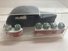Built Car Model Ford custom display in plastic case