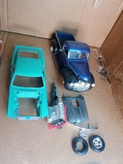 Vintage Model Car Parts Lot AMT Revell VW Bus Projects Repair 1/24
