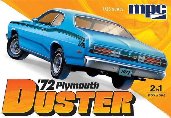 MPC 1006 1972 Plymouth Duster 340 2 in 1 plastic model kit 1/25