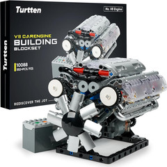 V8 Combustion Engine Model Kit That Runs – Build Your Own STEM Mini V8 Motors