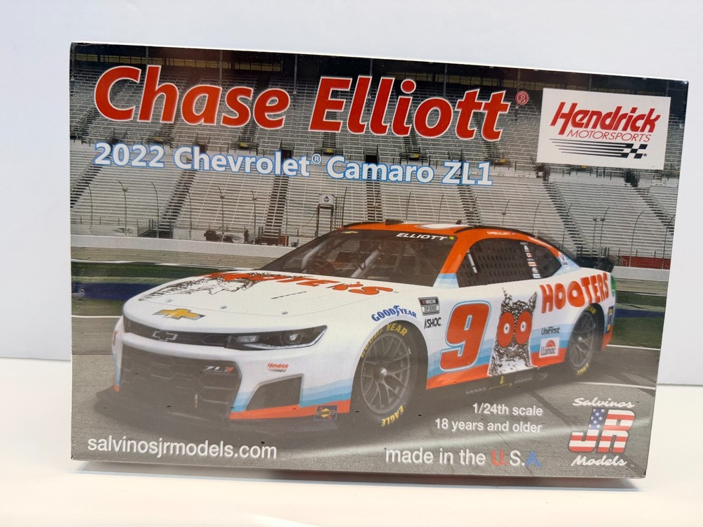 Salvinos 1:25 Scale Chase Elliot 2022 Chevrolet Camaro ZL1 Sealed Boxed Model