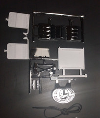 AMT Kenworth W-925 1/25 chrome fender covers mud flaps 5th wheel Truck Rig Semi