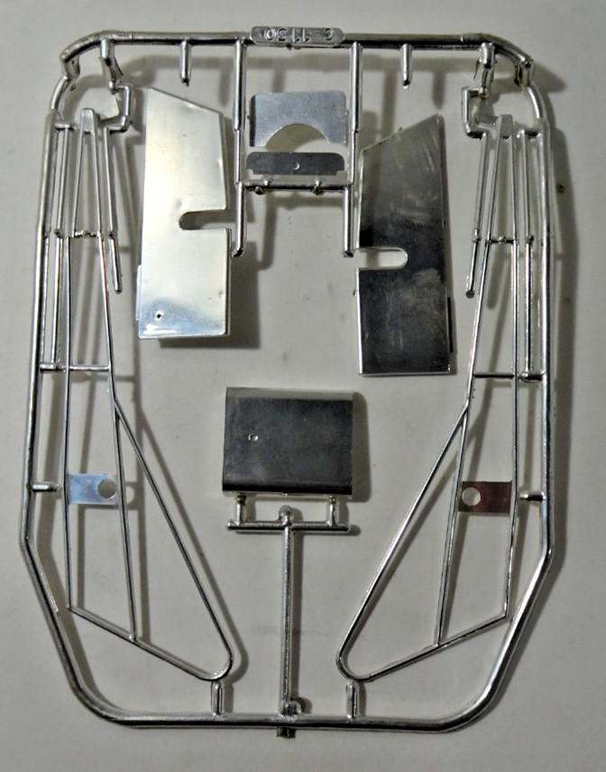Vintage Revell Custom Car parts # C-1130 Chrome Dragster frame