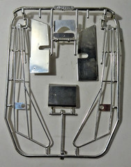 Vintage Revell Custom Car parts # C-1130 Chrome Dragster frame