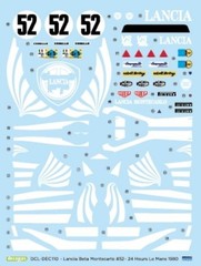 Decalcas 1:24 Scale Decal Lancia Beta Montecarlo Gr.5 #52 # DCL-DEC110 Cartograf