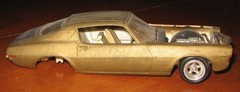 AMT 1970 Chevy Camaro SS396 Kit Y720 Rough Damage Rebuilder Project Parts Lot 70