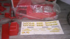 Lindberg Model car kit ” Little Red Wagon” 1965 Dodge hot rod truck Z159