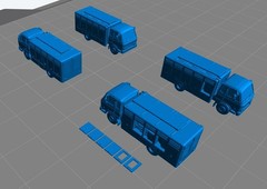 1/700/400/350/200 Air Force KTC Air Conditioning Vehicle Unpainted Model