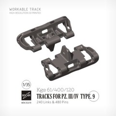 ROCHM 1/35 Kgs 61/400/120 Workable Tracks for Pz.III/IV Type.9