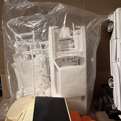 Vintage AMT Revell MPC Lot Of 12 Junkyard White Party All Unpainted Cars & Parts